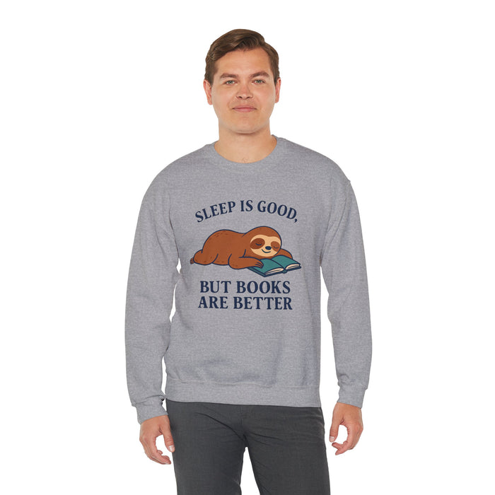 Cozy Book Lover Sweatshirt, Reading is Life, Bookworm Gift, Book Club Apparel, Literary Vibes Jumper