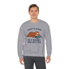 Cozy Book Lover Sweatshirt, Reading is Life, Bookworm Gift, Book Club Apparel, Literary Vibes Jumper