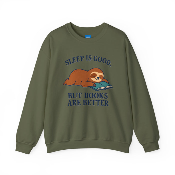 Cozy Book Lover Sweatshirt, Reading is Life, Bookworm Gift, Book Club Apparel, Literary Vibes Jumper