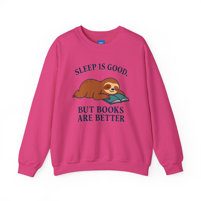 Cozy Book Lover Sweatshirt, Reading is Life, Bookworm Gift, Book Club Apparel, Literary Vibes Jumper