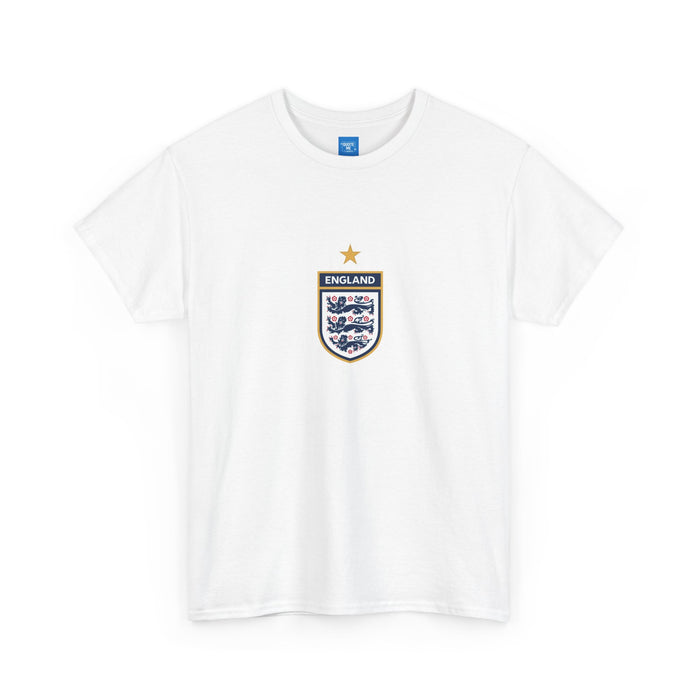 England Football World Cup Tee — 3 Lions Soccer Shirt
