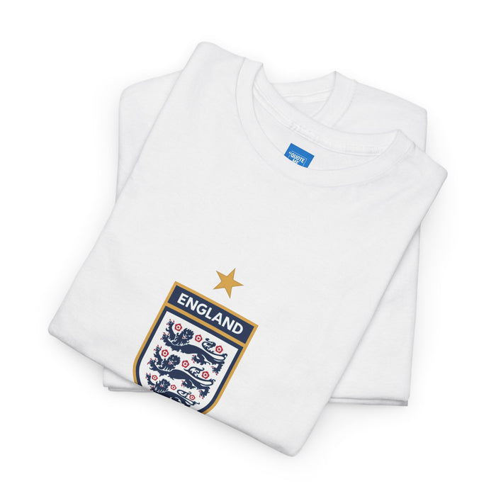 England Football World Cup Tee — 3 Lions Soccer Shirt