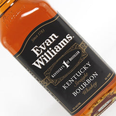 Reserve Wines | Evan Williams Black Label Bourbon close up