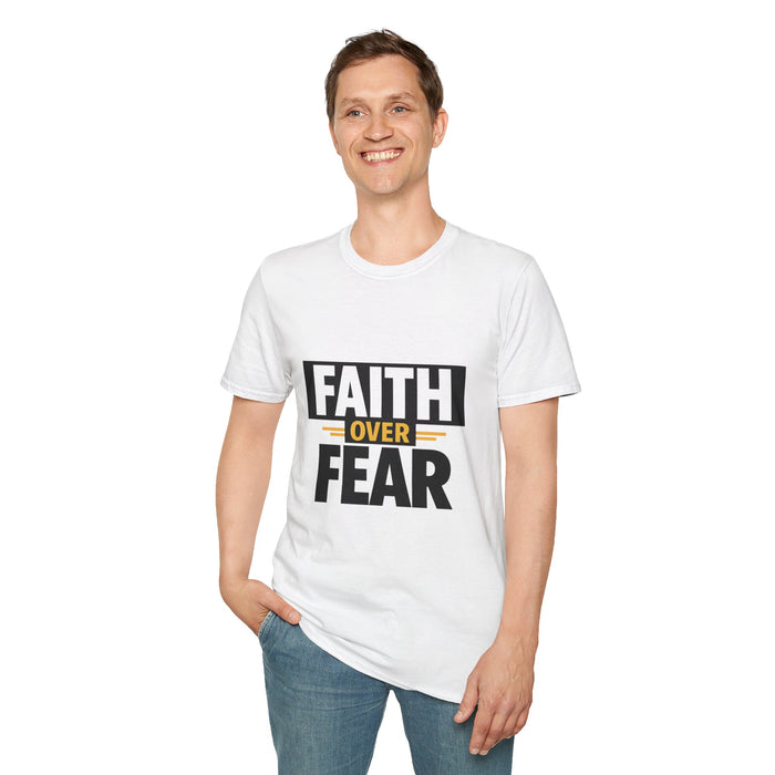 Faith Over Fear T-Shirt — Inspirational Christian Message Tee