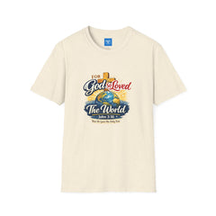 For God So Loved The World T-Shirt — Christian Faith Tee