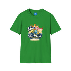 For God So Loved The World T-Shirt — Christian Faith Tee
