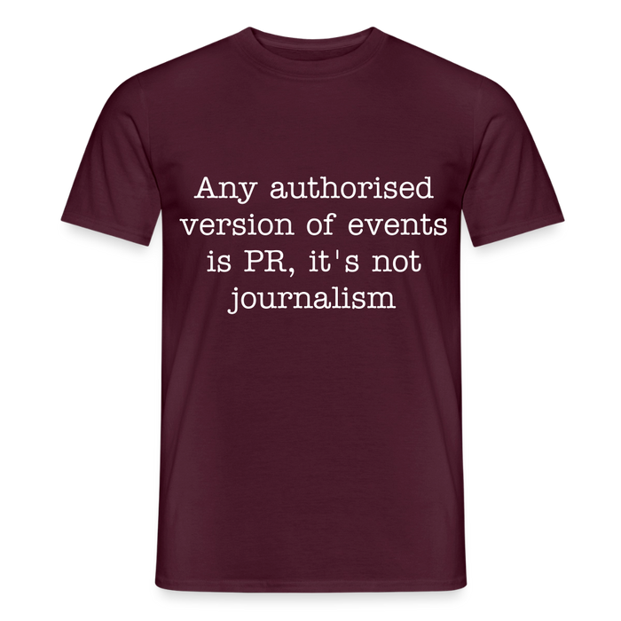 George Orwell Quote T-Shirt - brick red