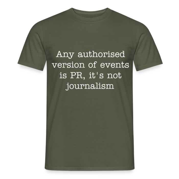 George Orwell Quote T-Shirt - military green