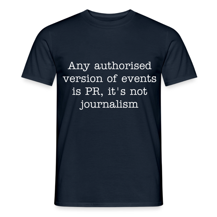 George Orwell Quote T-Shirt - navy