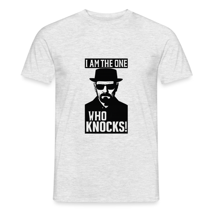 I am the one who knocks T-shirt - heather grey