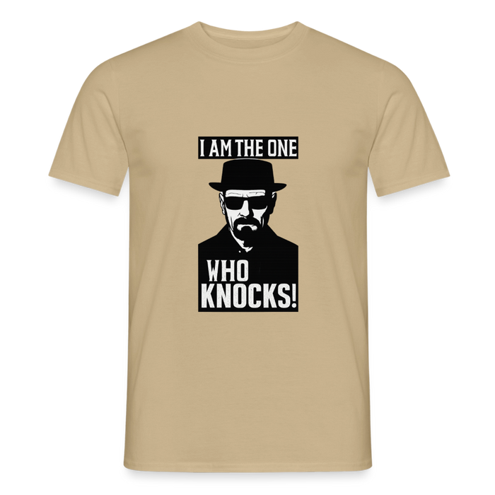 I am the one who knocks T-shirt - sand beige