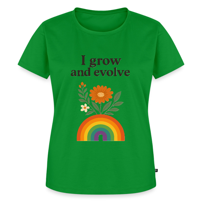 I Grow and Evolve" Statement T-shirt - green