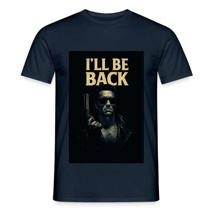 I'll be back T-Shirt - navy