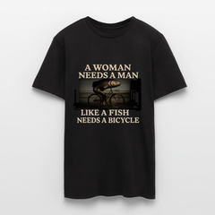 Like a fish needs a bicycle T-Shirt - black