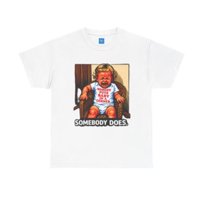 Nobody Puts Baby in the Corner T-Shirt — Funny Retro Movie Quote Tee