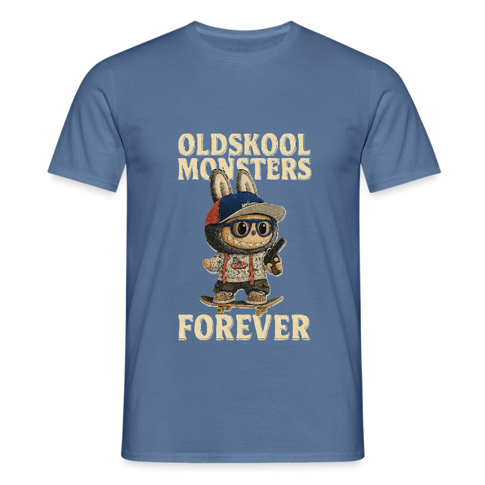 OldSkool Monsters T-shirt - dove blue