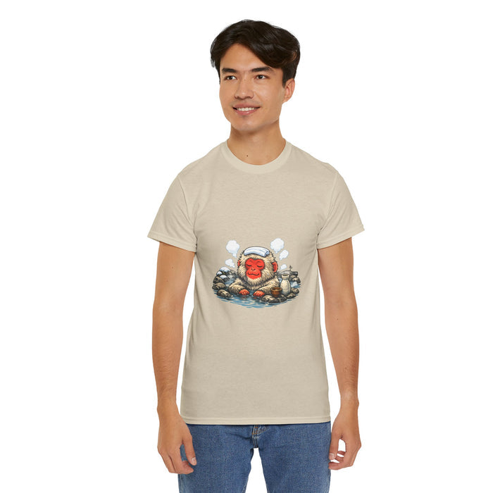 Onsen Monkey Japan T-Shirt — Japanese Hot Spring Snow Monkey Tee