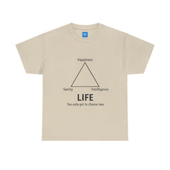 Philosophical Unisex Tee, Quote T-Shirt, Inspirational Graphic Shirt, Mindful Clothing, Wisdom Top