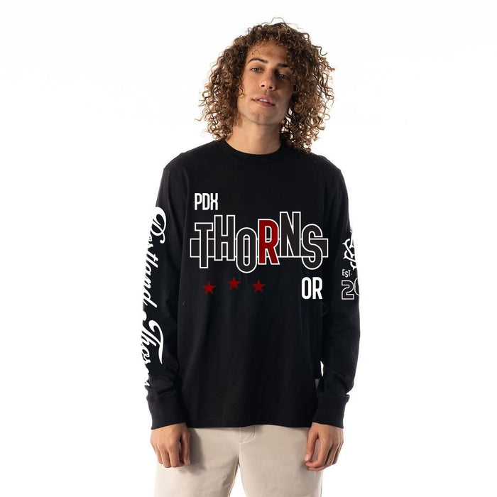 PORTLAND THORNS FC MEN'S LONG SLEEVE STAR TEE