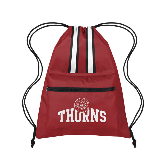 PORTLAND THORNS FC POCKET DRAWSTRING BACKPACK