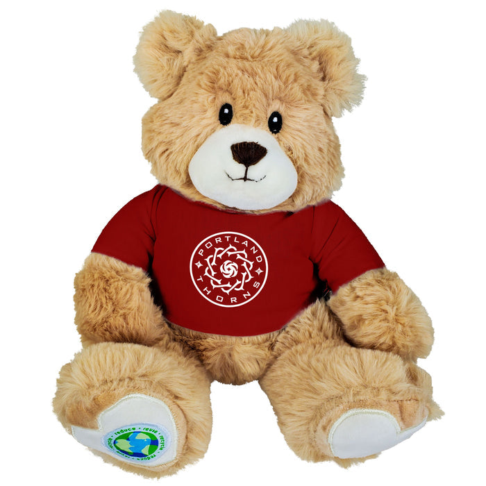 PORTLAND THORNS FC RED TEE RECYCLE BEAR  - ETHEL