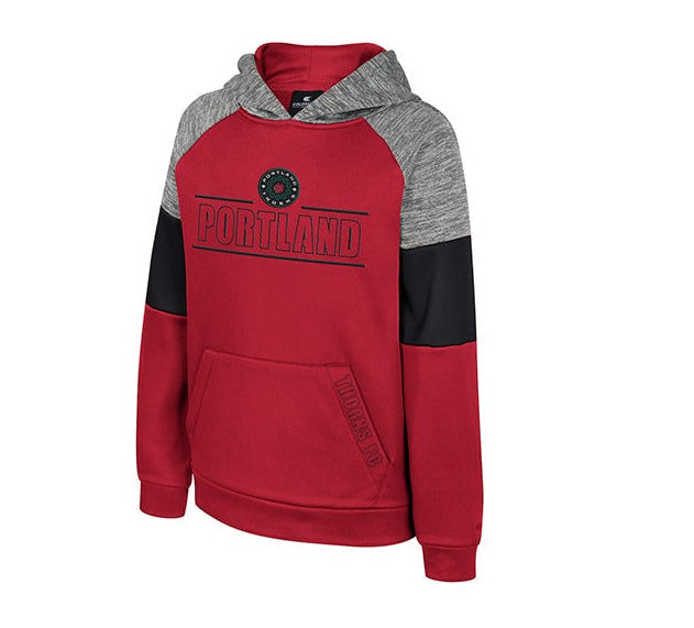 PORTLAND THORNS FC YOUTH LONG SLEEVE HARDCORE HOODIE