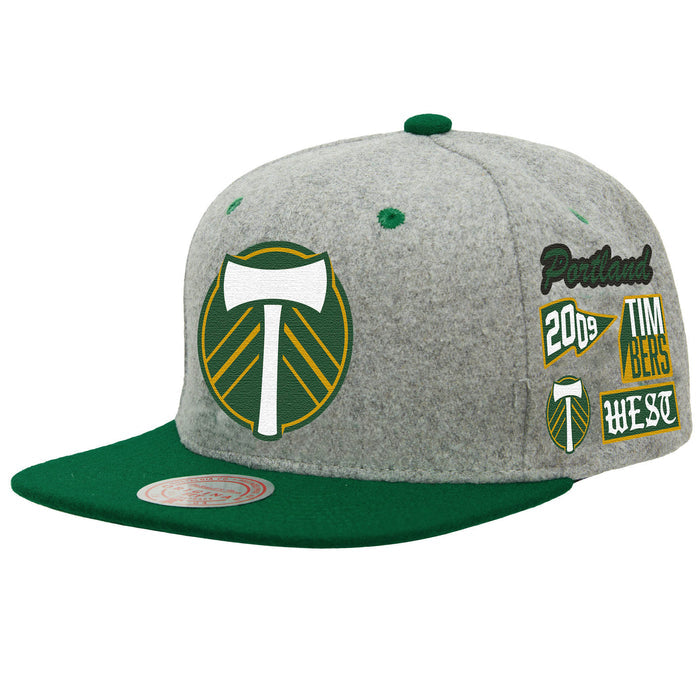 PORTLAND TIMBERS FC 950 MELTON PATCH SNAPBACK HAT