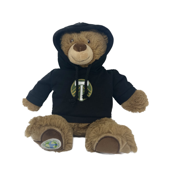 PORTLAND TIMBERS FC BLACK HOODIE RECYCLE BEAR - ETHEL