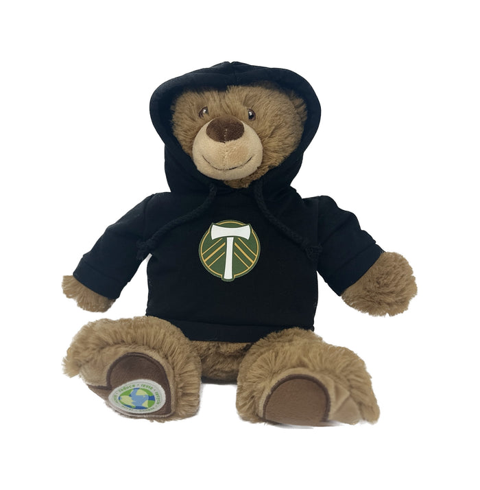 PORTLAND TIMBERS FC BLACK HOODIE RECYCLE BEAR - ETHEL