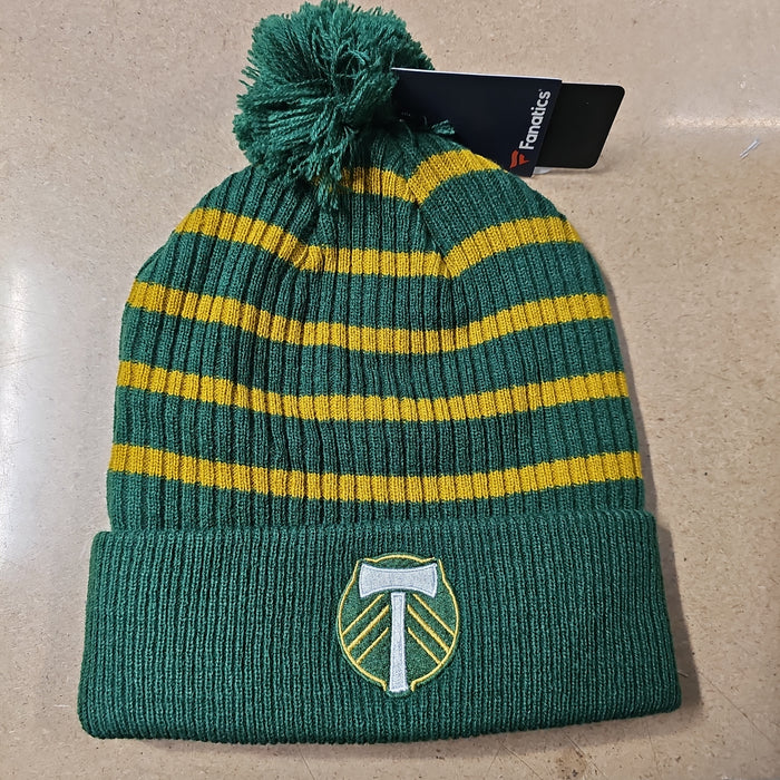 PORTLAND TIMBERS FC ICONIC POM KNIT BEANIE