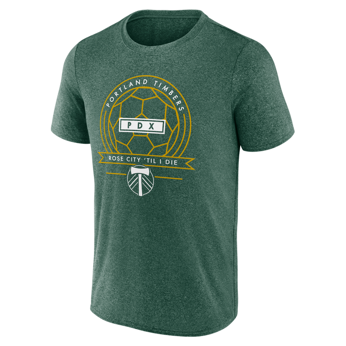 PORTLAND TIMBERS FC MEN'S FUNDAMENTAL SHORT SLEEVE POLY SHIRT