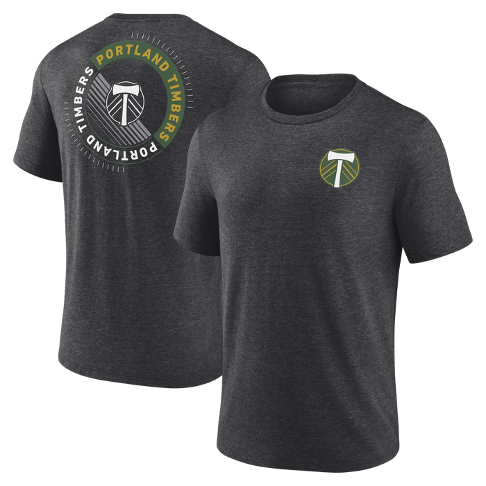 PORTLAND TIMBERS FC MEN'S FUNDAMENTAL SHORT SLEEVE TRIBLEND SHIRT
