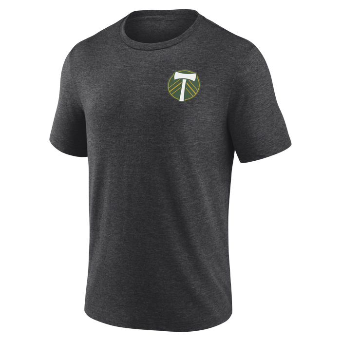 PORTLAND TIMBERS FC MEN'S FUNDAMENTAL SHORT SLEEVE TRIBLEND SHIRT