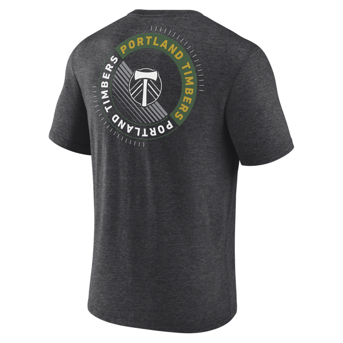 PORTLAND TIMBERS FC MEN'S FUNDAMENTAL SHORT SLEEVE TRIBLEND SHIRT
