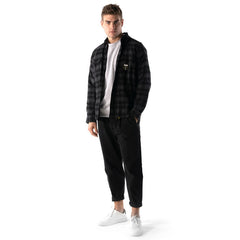PORTLAND TIMBERS FC MEN'S LONG SLEEVE BLACK FLANNEL