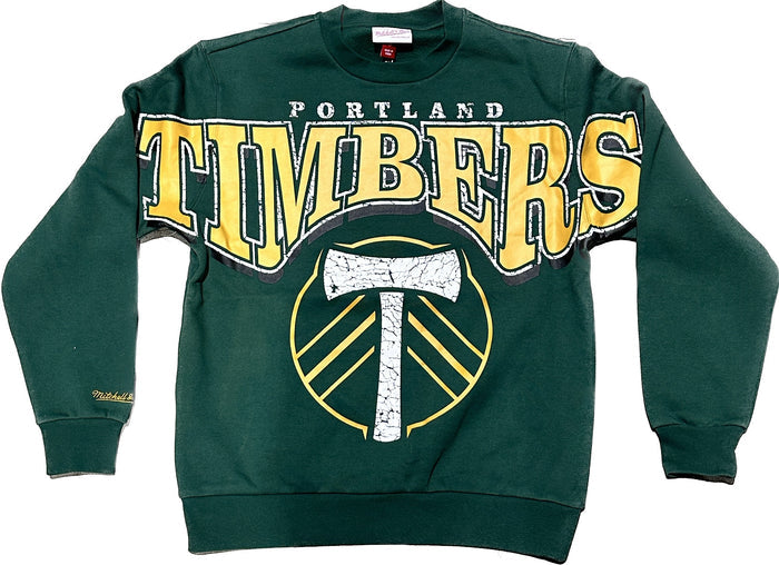PORTLAND TIMBERS FC MEN'S LONG SLEEVE FASHION FLEECE CREW