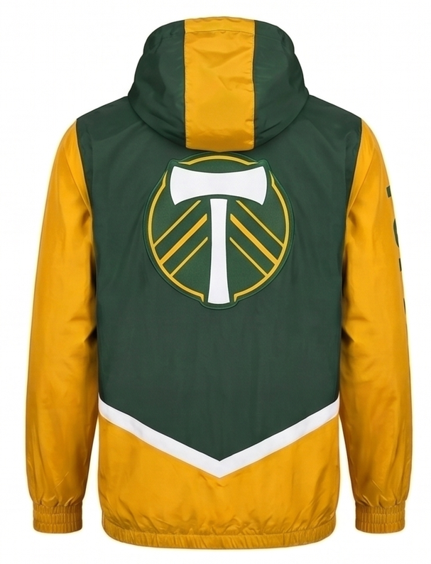 PORTLAND TIMBERS FC MEN'S LONG SLEEVE UNDENIABLE WIND BREAKER