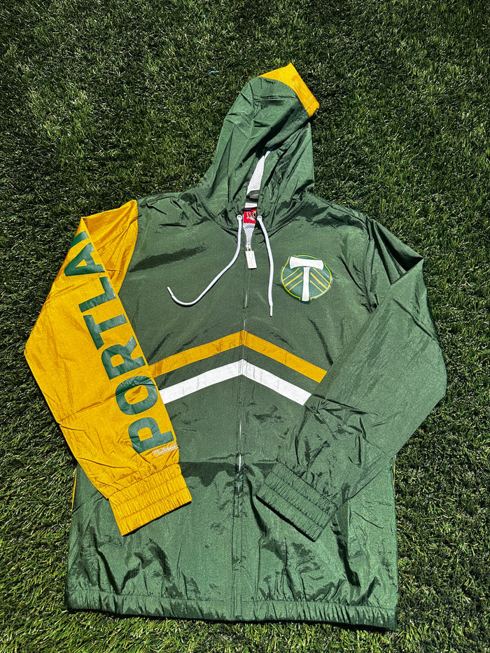 PORTLAND TIMBERS FC MEN'S LONG SLEEVE UNDENIABLE WIND BREAKER
