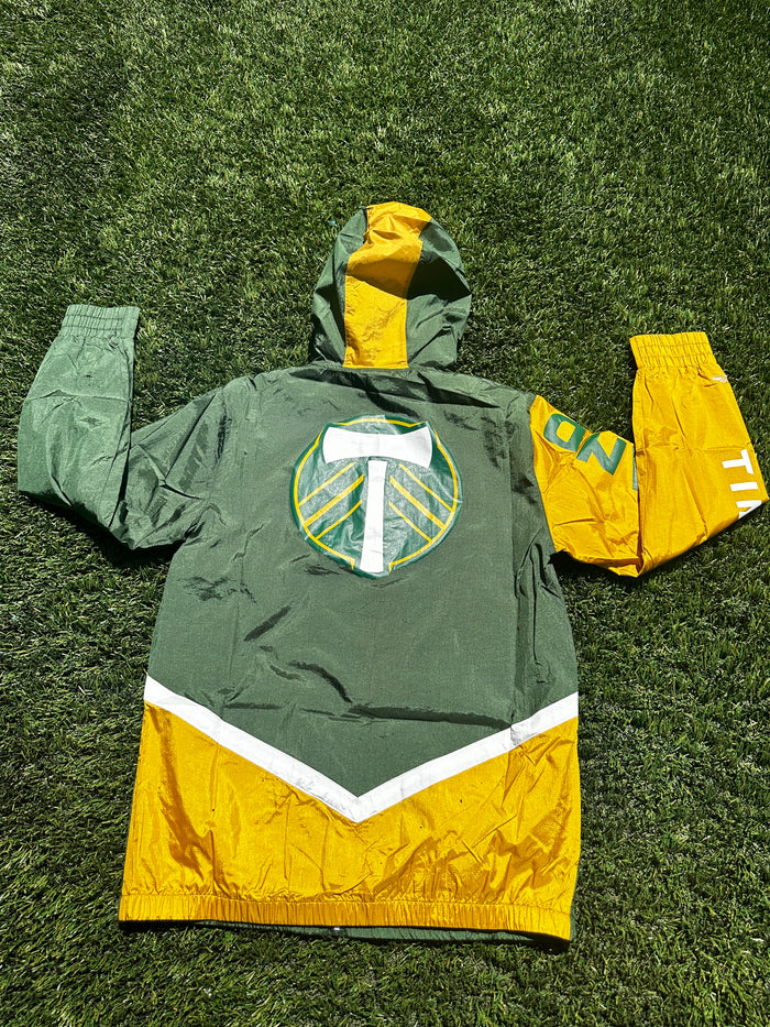 PORTLAND TIMBERS FC MEN'S LONG SLEEVE UNDENIABLE WIND BREAKER