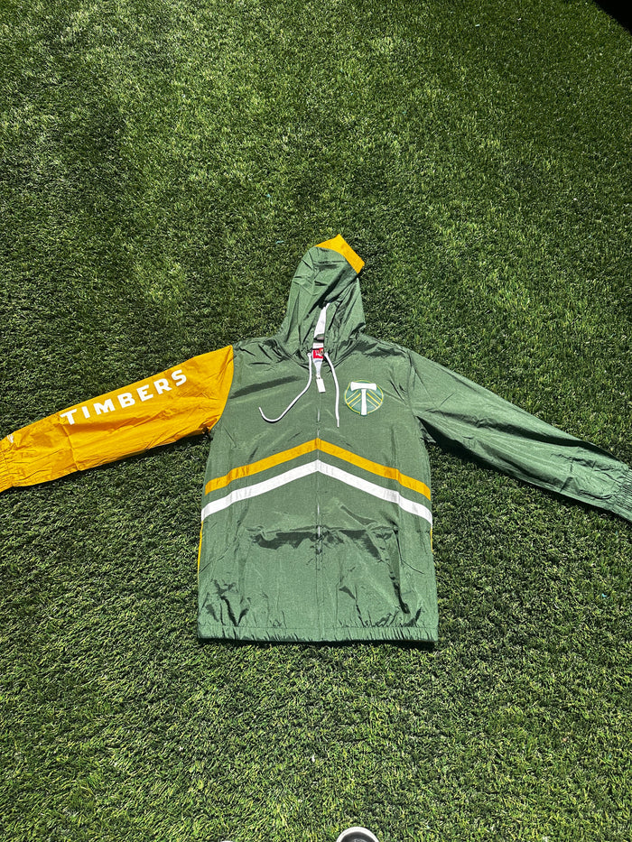 PORTLAND TIMBERS FC MEN'S LONG SLEEVE UNDENIABLE WIND BREAKER