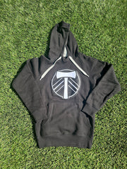PORTLAND TIMBERS FC MEN'S LONG SLEEVE 'VICTORY' BLACK PULLOVER HOODIE