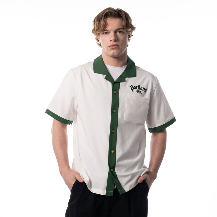 PORTLAND TIMBERS FC MEN'S SHORT SLEEVE BOWLING TEE
