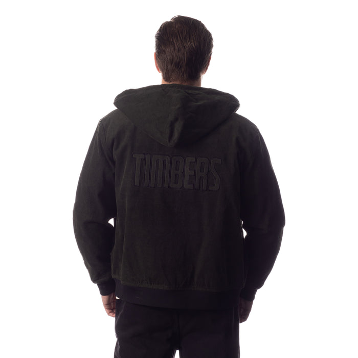 PORTLAND TIMBERS FC UNISEX LONG SLEEVE CORDUROY HOODIE
