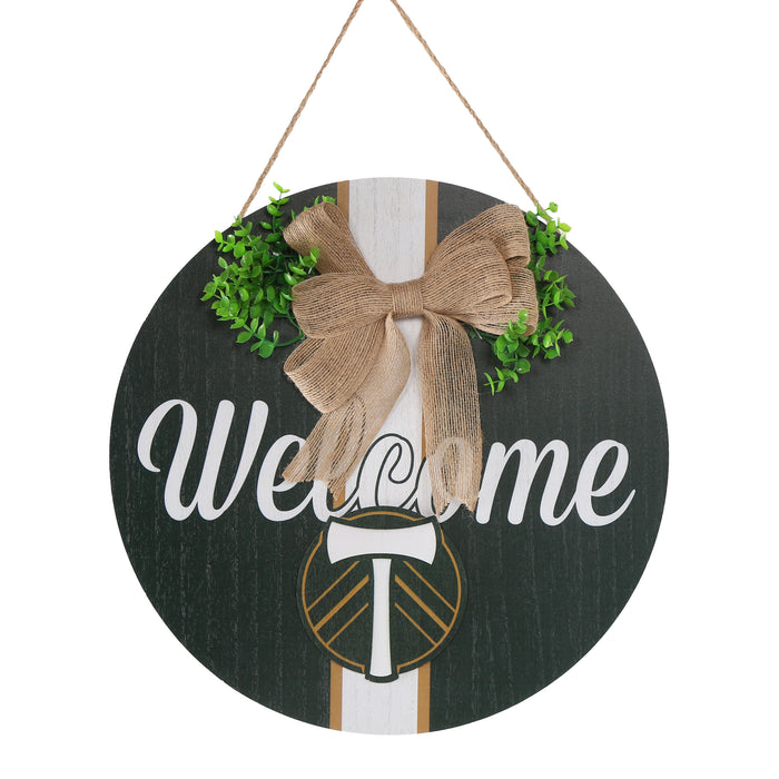 PORTLAND TIMBERS FC WELCOME SIGN