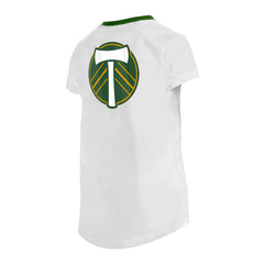 PORTLAND TIMBERS FC YOUTH GIRL'S SHORT SLEEVE FLAG TEE