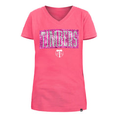 PORTLAND TIMBERS FC YOUTH GIRL'S SHORT SLEEVE SEQUIN TEE