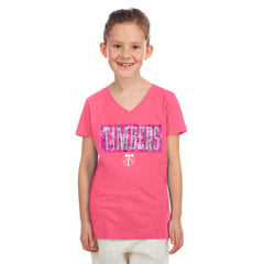 PORTLAND TIMBERS FC YOUTH GIRL'S SHORT SLEEVE SEQUIN TEE