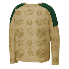 PORTLAND TIMBERS FC YOUTH LONG SLEEVE CROP TEE