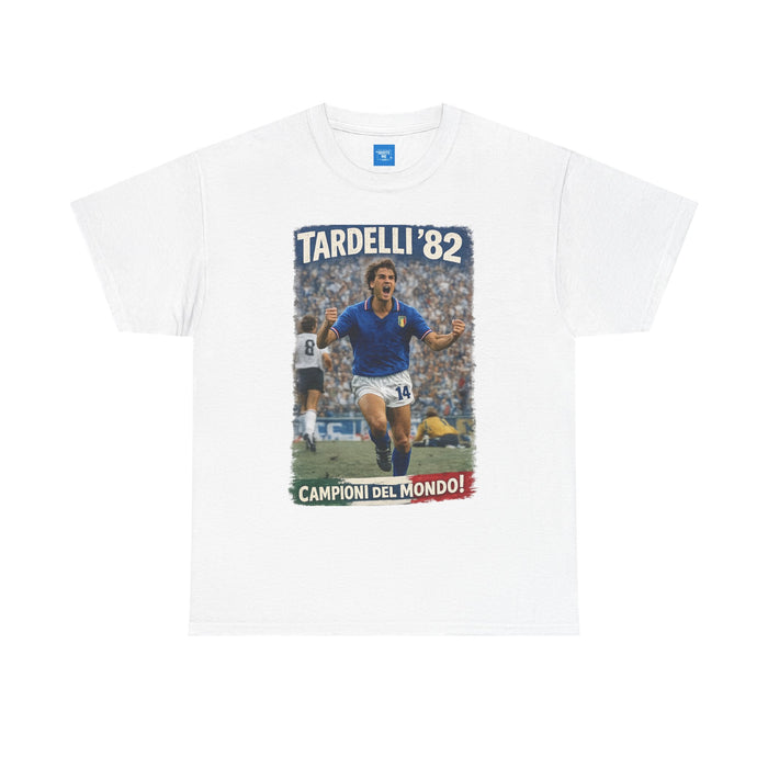 Spain 82 World Cup Marco Tardelli Goal Celebration T-Shirt