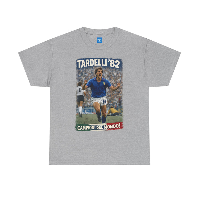 Spain 82 World Cup Marco Tardelli Goal Celebration T-Shirt